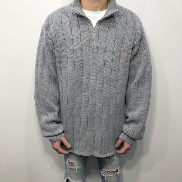 Polo Jeans Co Ralph Lauren Heavy Knit Quarter Zip (L)