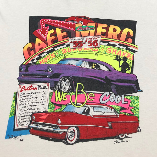 Vintage Fruit of the Loom T-Shirt 1995 Cafe Merc (M)