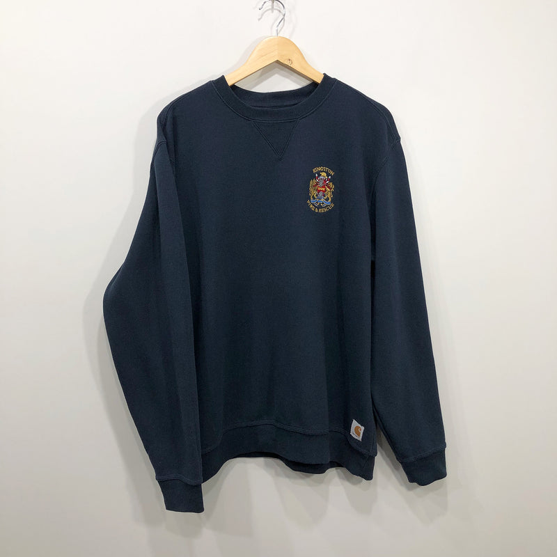 Carhartt Fleeced Sweatshirt Kingston Fire & Rescue (XL)
