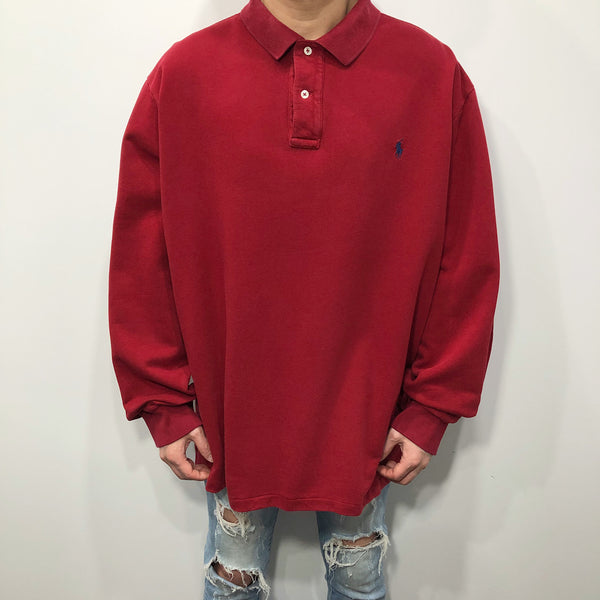 Polo Ralph Lauren Fleeced Polo Shirt Long Sleeved (3XL)