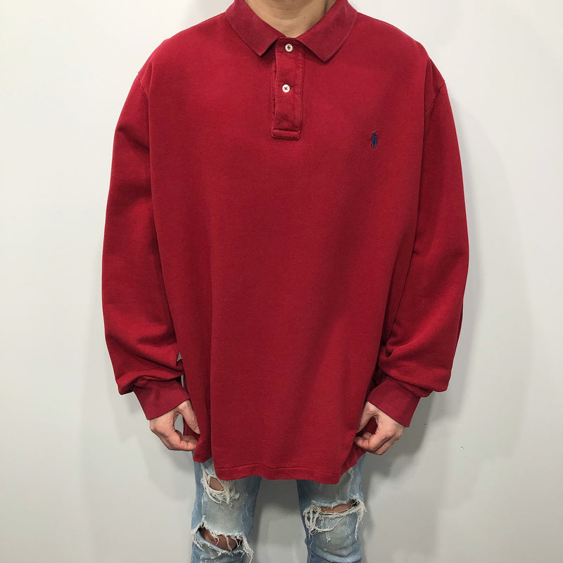 Polo Ralph Lauren Fleeced Polo Shirt Long Sleeved (3XL)