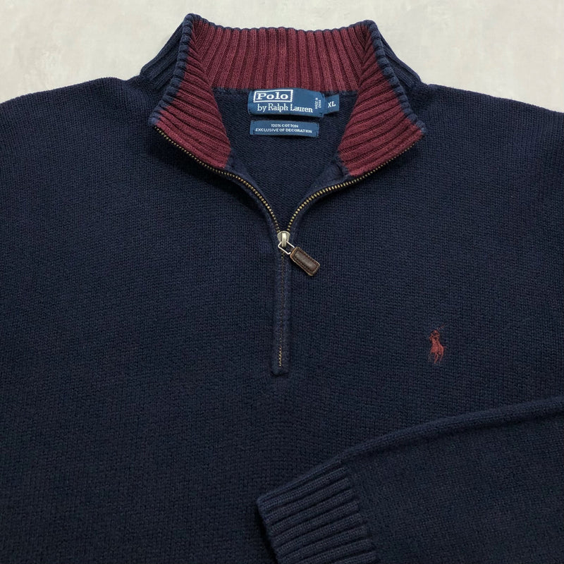 Polo Ralph Lauren Knit Quarter Zip (XL/SHORT)