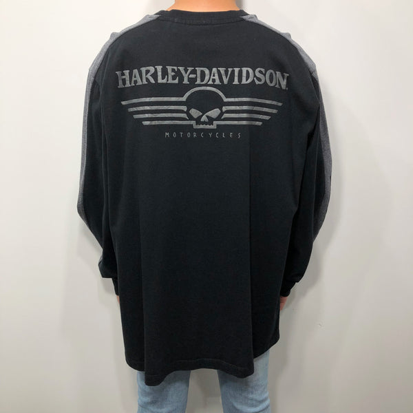Harley Davidson T-Shirt Long Sleeved (2XL)