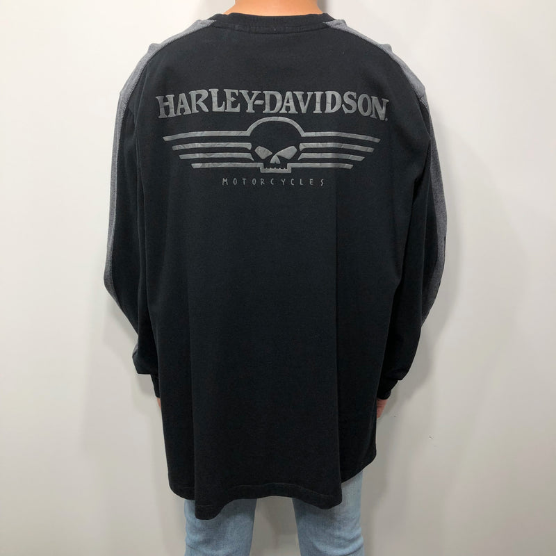 Harley Davidson T-Shirt Long Sleeved (2XL)