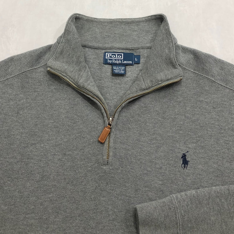 Polo Ralph Lauren Knit Quarter Zip (L/BIG/SHORT)