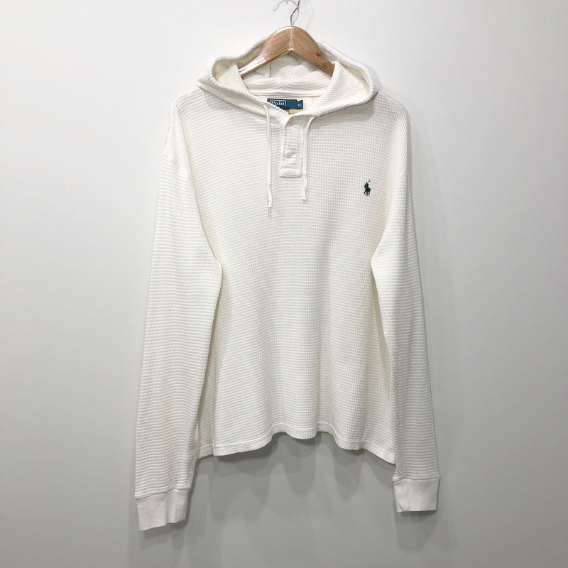 Polo Ralph Lauren Waffle Hooded T-Shirt (L/BIG/SHORT)