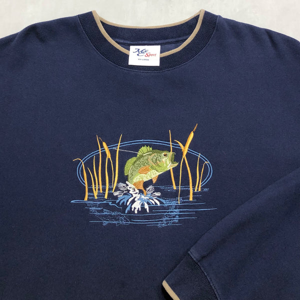 Vintage Sweatshirt Fish (3XL)