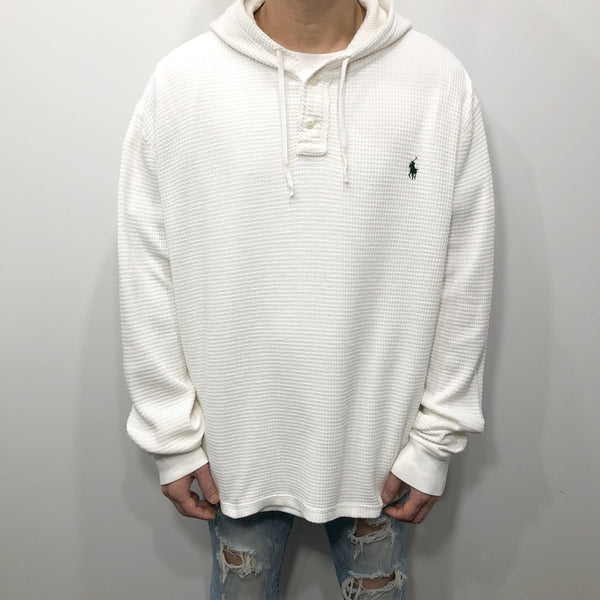 Polo Ralph Lauren Waffle Hooded T-Shirt (L/BIG/SHORT)