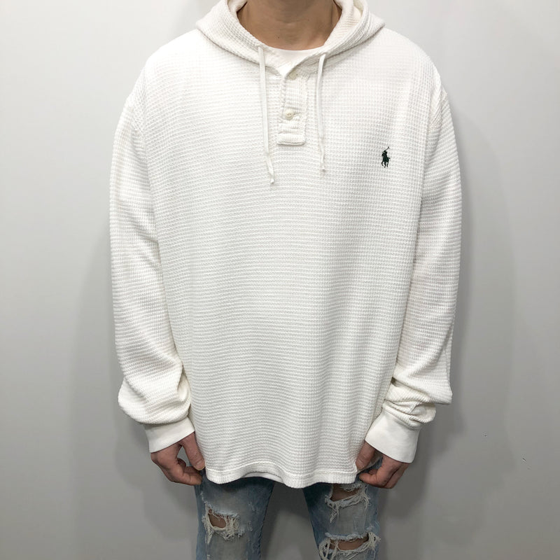 Polo Ralph Lauren Waffle Hooded T-Shirt (L/BIG/SHORT)