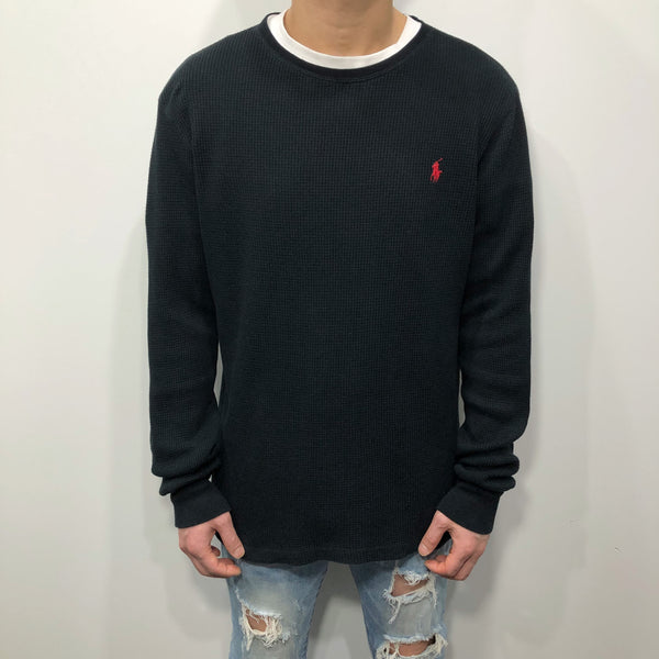 Polo Ralph Lauren Waffle T-Shirt Long Sleeved (L)