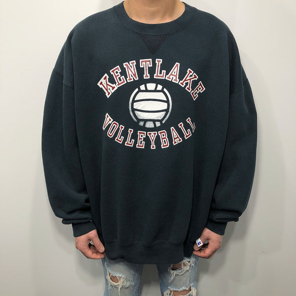 Vintage Russell Fleeced Sweatshirt Kentlake School Volleyball USA (2XL)