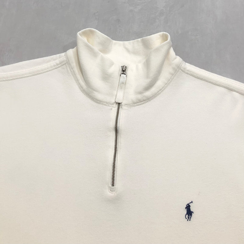 Polo Ralph Lauren Fleeced Quarter Zip Sweatshirt (XL)