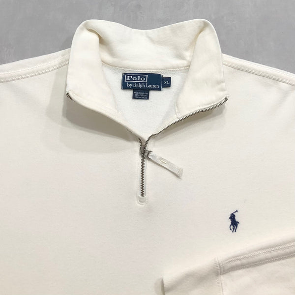 Polo Ralph Lauren Fleeced Quarter Zip Sweatshirt (XL)