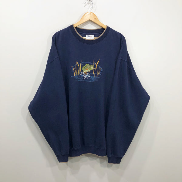 Vintage Sweatshirt Fish (3XL)