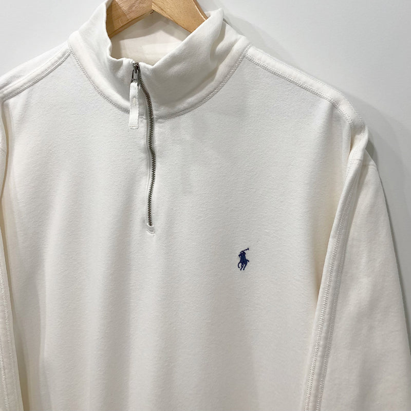 Polo Ralph Lauren Fleeced Quarter Zip Sweatshirt (XL)