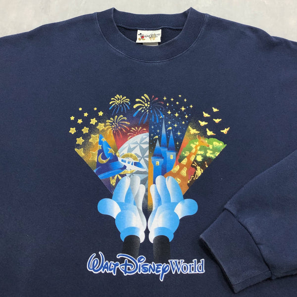 Vintage Disney Fleeced Sweatshirt Walt Disney World (3XL)