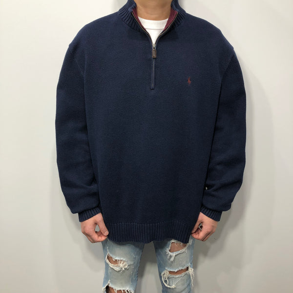 Polo Ralph Lauren Knit Quarter Zip (XL/SHORT)