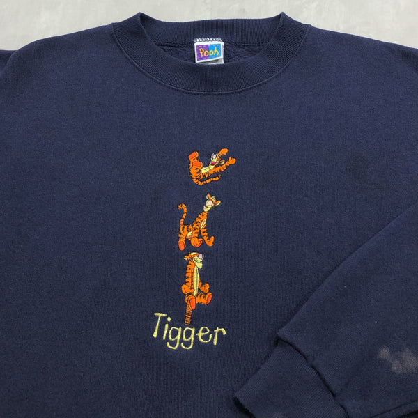 Vintage Pooh Sweatshirt Tigger USA (L)
