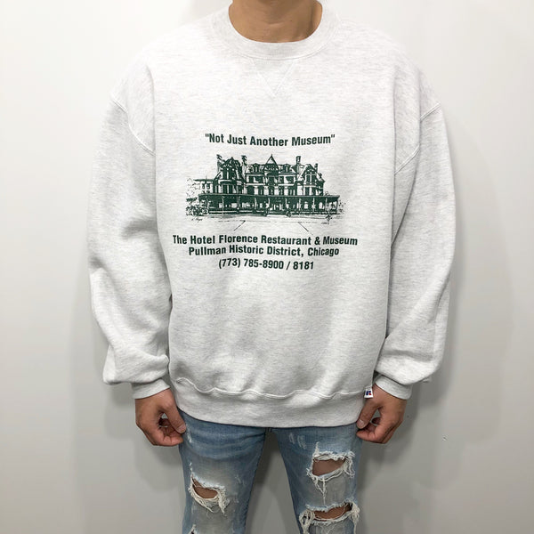 Vintage Russell Sweatshirt The Hotel Florence Restaurant & Museum UAS (L/SHORT)