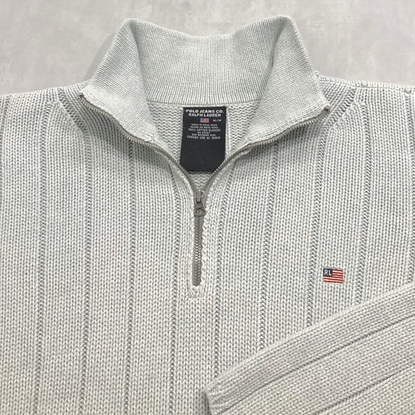 Polo Jeans Co Ralph Lauren Heavy Knit Quarter Zip (L/SHORT)