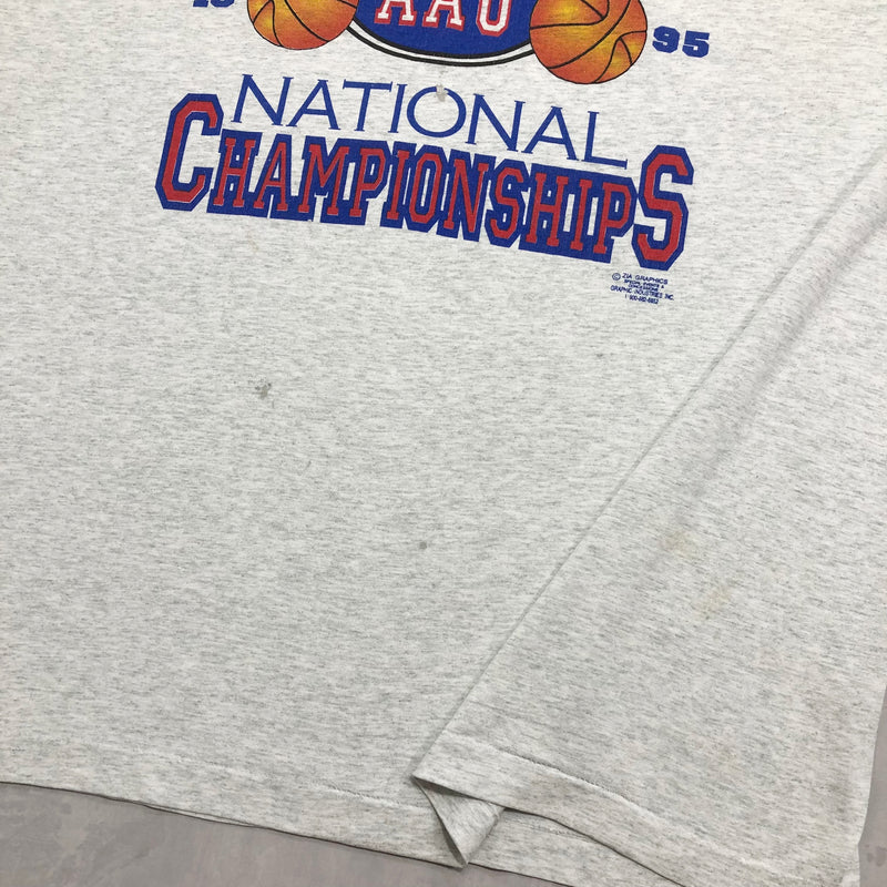 Vintage T-Shirt 1995 Amateur Athletic Association Basketball USA (2XL)