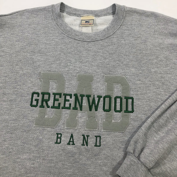 Vintage Lee Fleeced Sweatshirt Greenwood Band (L-XL)