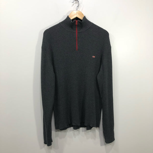 Vintage Polo Jeans Co Ralph Lauren Knit Quarter Zip (L/BIG-XL)