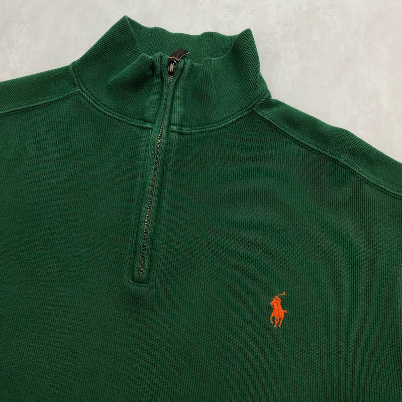 Polo Ralph Lauren Knit Quarter Zip (M/BIG/SHORT)