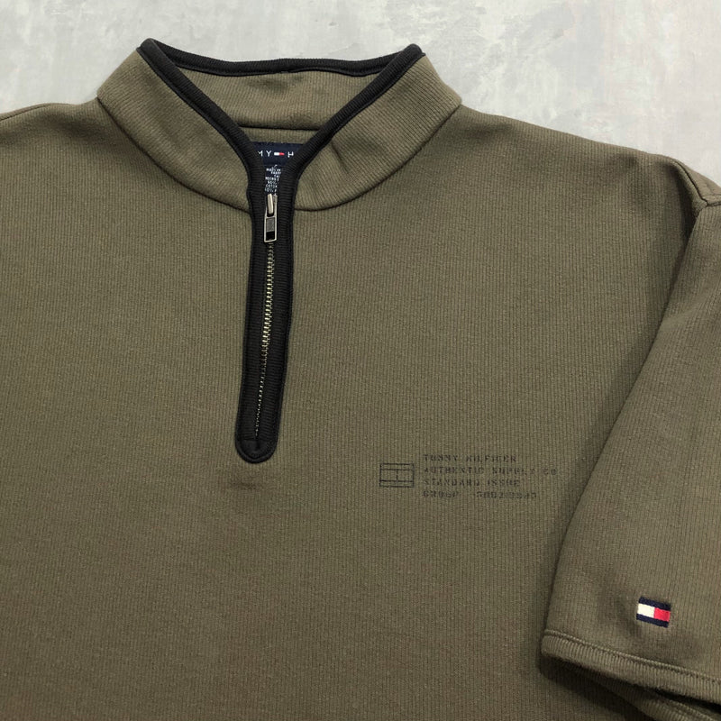 Tommy Hilfiger Fleeced Quarter Zip (L/BIG)
