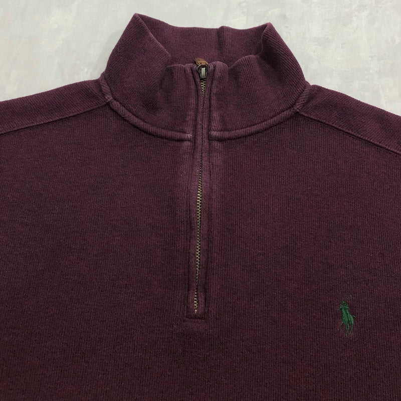 Polo Ralph Lauren Knit Quarter Zip (L/BIG/SHORT)