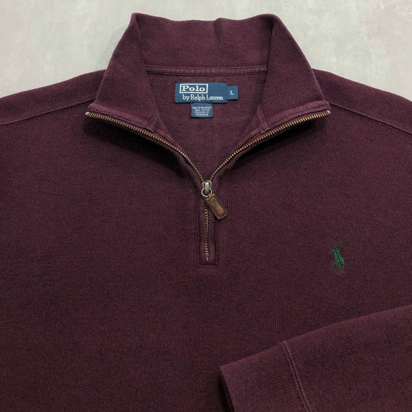 Polo Ralph Lauren Knit Quarter Zip (L/BIG/SHORT)