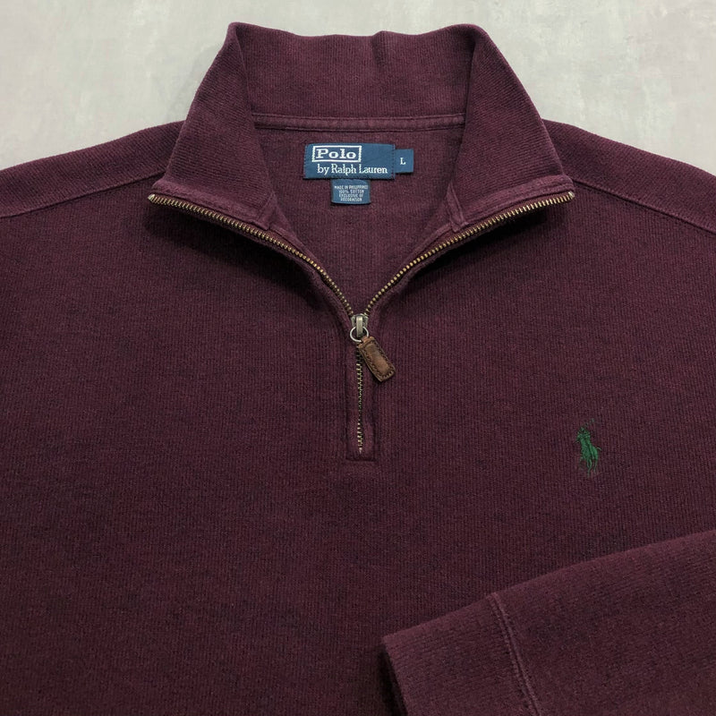 Polo Ralph Lauren Knit Quarter Zip (L/BIG/SHORT)