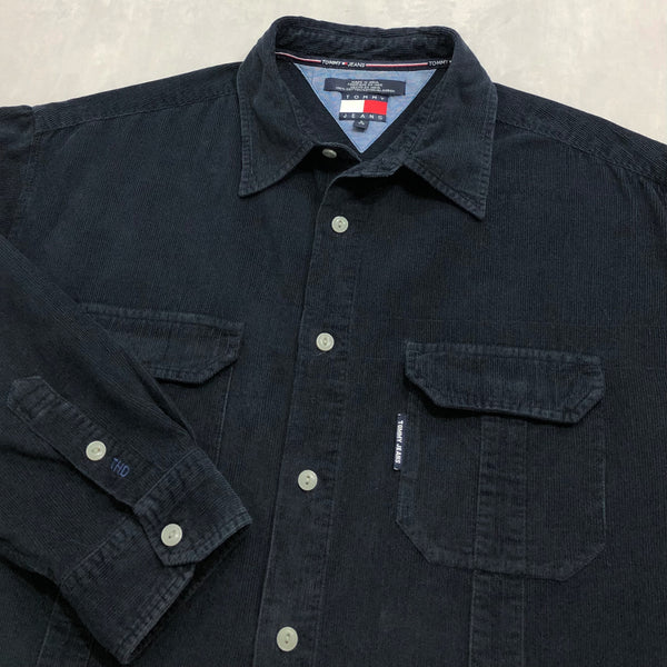 Vintage Tommy Hilfiger Denim Corduroy Shirt (L/BIG-XL)