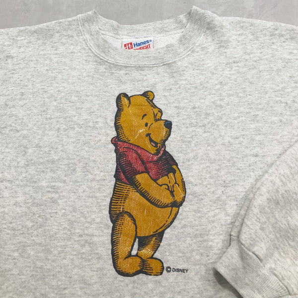 Vintage Hanes Sweatshirt Pooh (L/BIG)