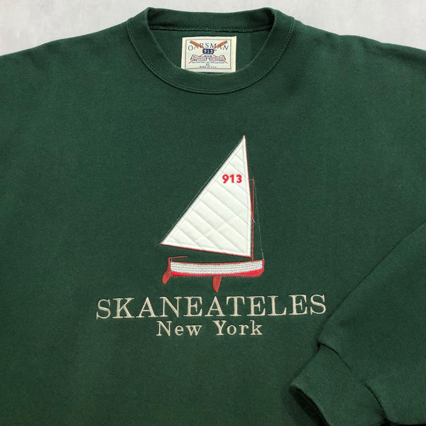 Vintage Fleeced Sweatshirt Skaneateles New York USA (XL)