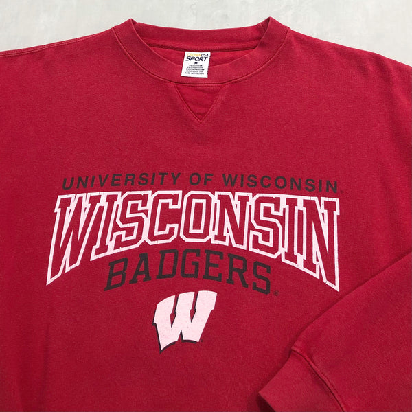 Vintage Sweatshirt Wisconsin Uni Badgers (M/BIG/SHORT)