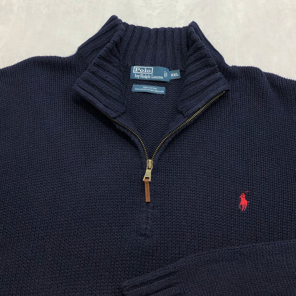 Polo Ralph Lauren Heavy Knit Quarter Zip (2XL)