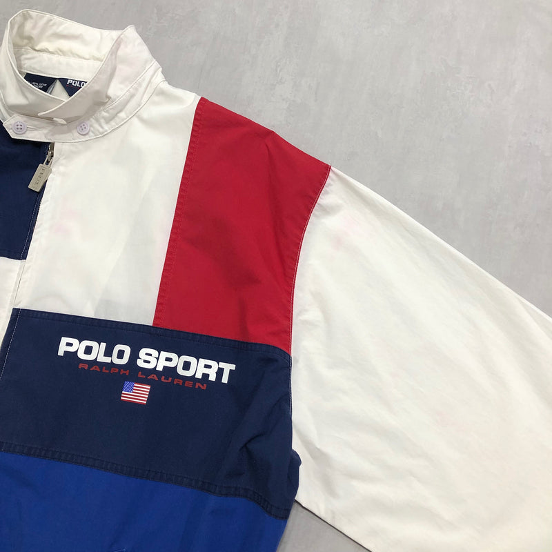 Vintage Polo Sport Ralph Lauren Cotton Jacket (2XL/BIG/SHORT)