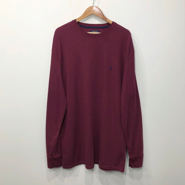 Polo Ralph Lauren Mini Waffle T-Shirt Long Sleeved (2XL/TALL)