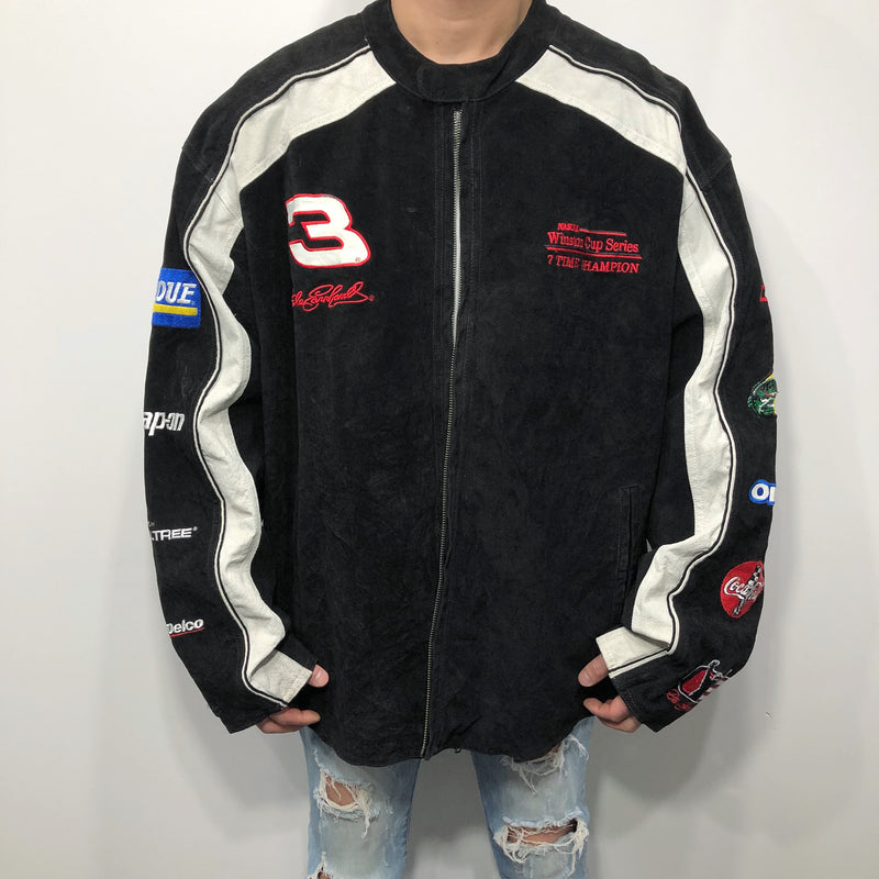 Chase Nascar Leather Jacket Goodwrench Service #3 Dale Earnhardt (2XL)