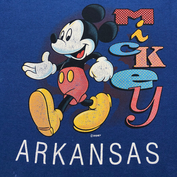 Vintage Disney Fleeced Sweatshirt Mickey Arkansas (L)