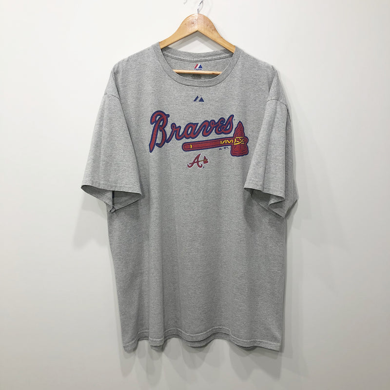 Majestic T-Shirt MLB Atlanta Braves (2XL/TALL)