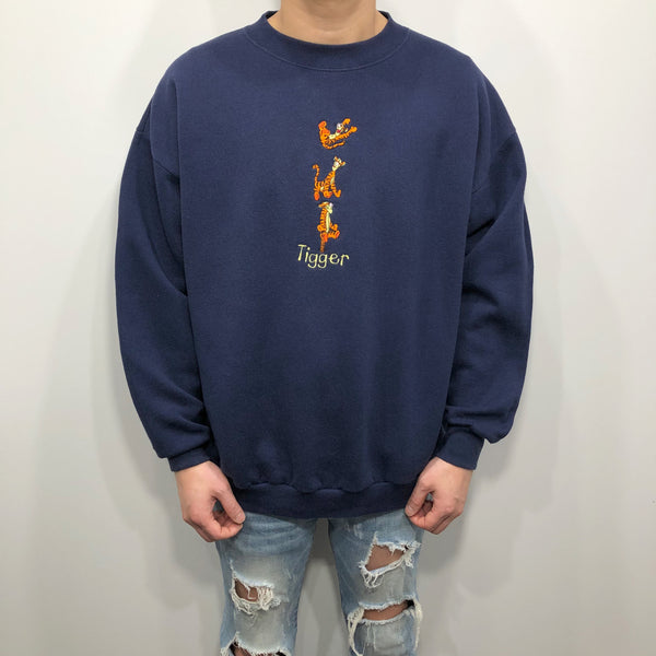 Vintage Pooh Sweatshirt Tigger USA (L)
