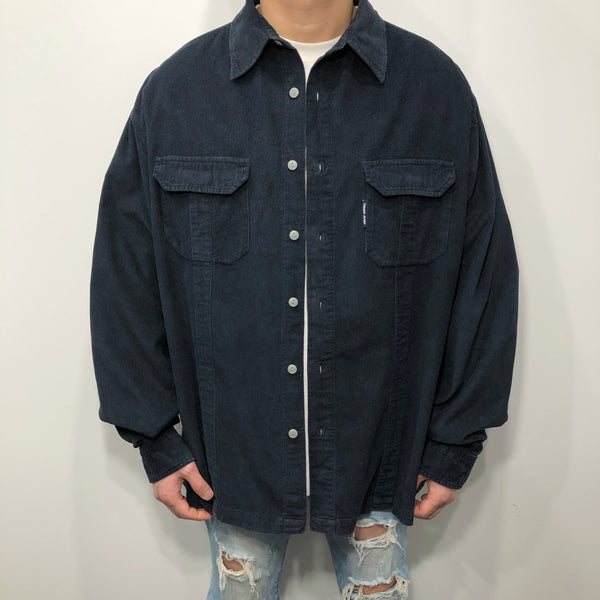 Vintage Tommy Hilfiger Denim Corduroy Shirt (L/BIG-XL)