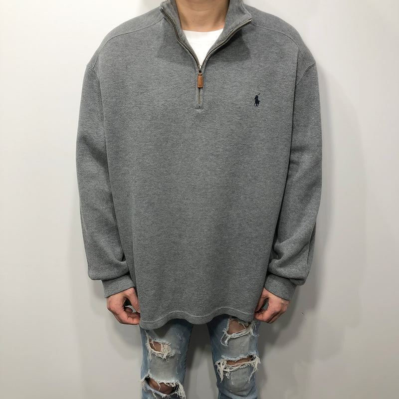 Polo Ralph Lauren Knit Quarter Zip (L/BIG/SHORT)