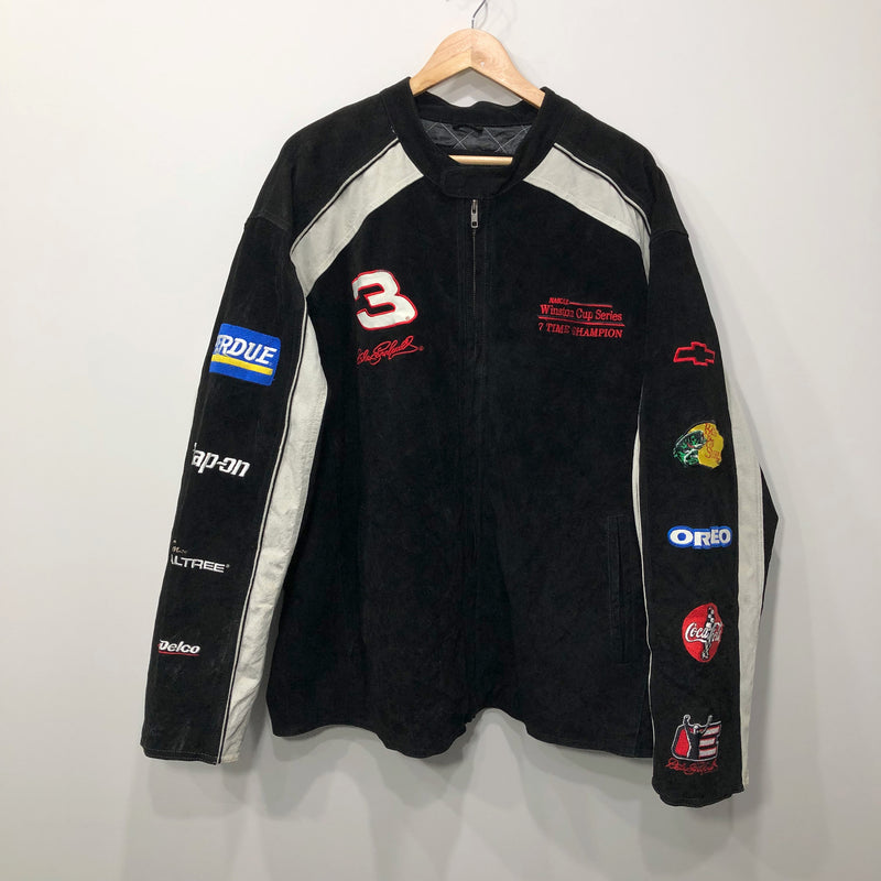 Chase Nascar Leather Jacket Goodwrench Service #3 Dale Earnhardt (2XL)