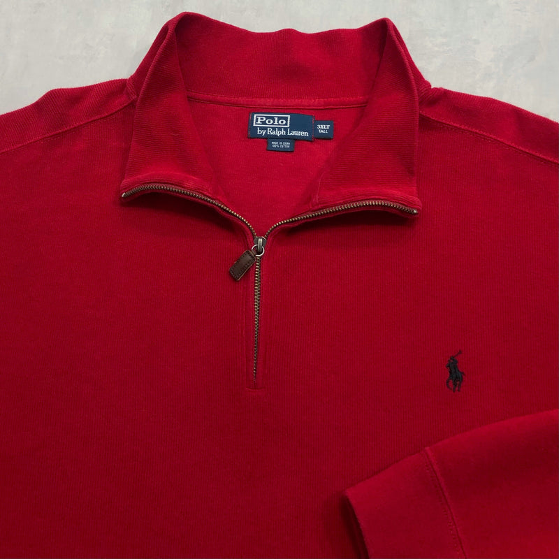 Polo Ralph Lauren Knit Quarter Zip (4XL/BIG/TALL)