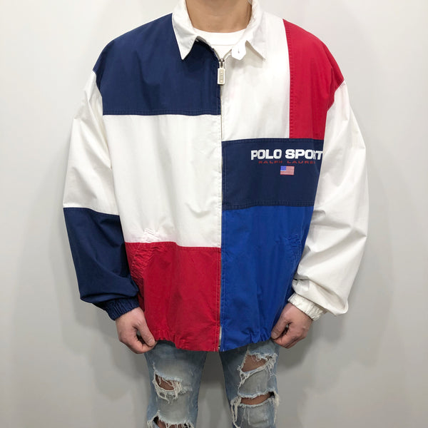 Vintage Polo Sport Ralph Lauren Cotton Jacket (2XL/BIG/SHORT)