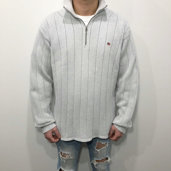 Polo Jeans Co Ralph Lauren Heavy Knit Quarter Zip (L/SHORT)