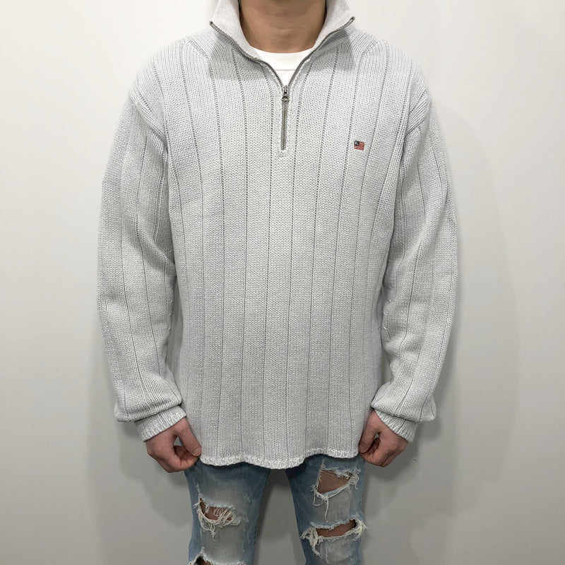 Polo Jeans Co Ralph Lauren Heavy Knit Quarter Zip (L/SHORT)